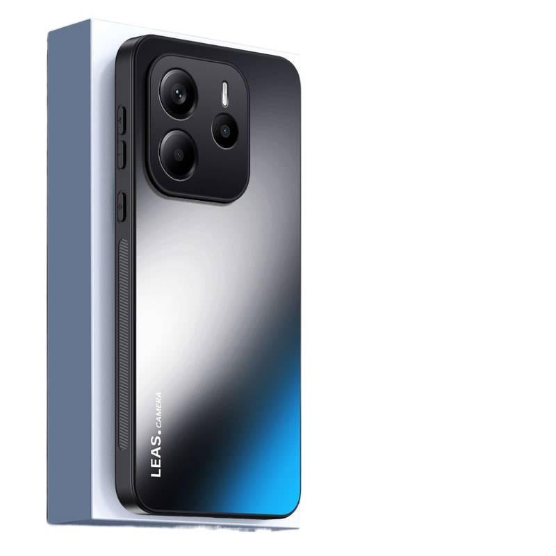 غطاء واقي، مقاوم للبصمات , حماية من السقوط، مقاوم للصدمات لـ Redmi Note 14 Pro، أزرق باللون الأزرق لترتيب الأغراض للاستخدام العملي للحمل اليومي - Image 2