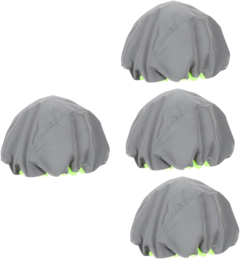 Cycling Helmet Cover Set Of 4 Reflective Lightweight Protector For Outdoor Safety - Image 1