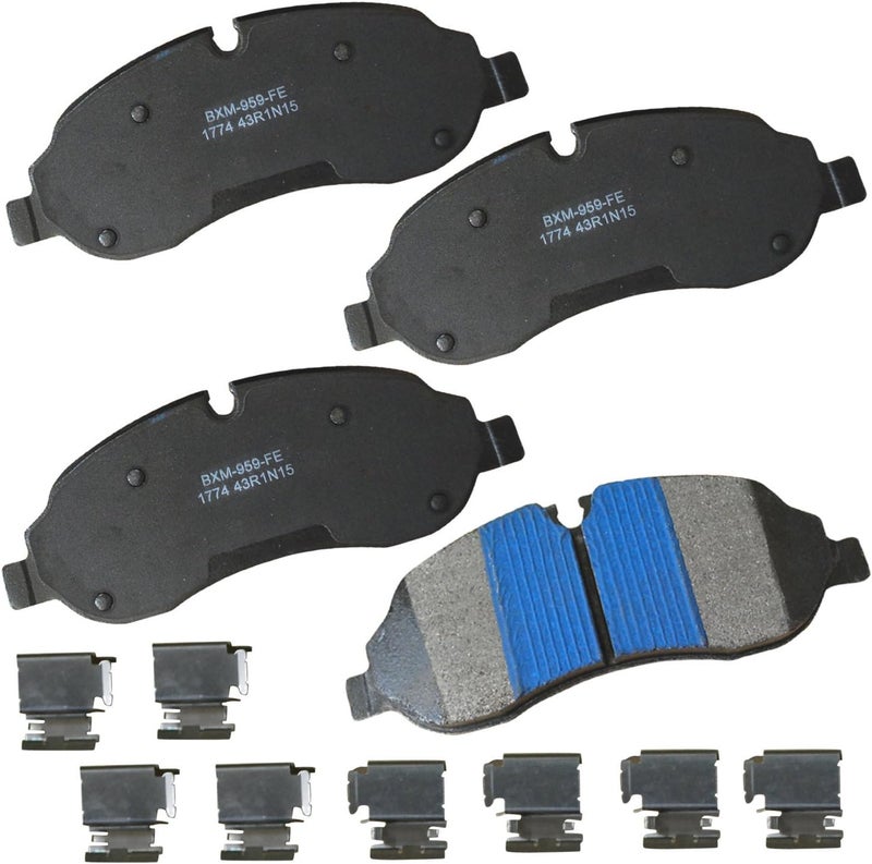 Bendix Premium SBM1774 Semi-Metallic Front Brake Pads for Ford Transit 2019-2017, Transit-150 2021-2015, Transit-250 2021-2015, Transit-350 2021-2015, Transit-350 HD 2023-2015 - Image 1
