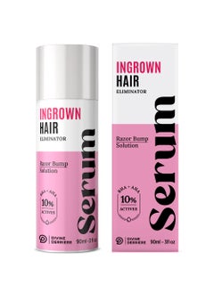 DIVINE DERRIERE Razor Bump Stopper with Dark Spot Remover, Ingrown Hair Treatment for Bikini Area and Razor Bumps Treatment - Salicylic Acid After Shave Solution for Ingrown Hairs & Razor Burns 