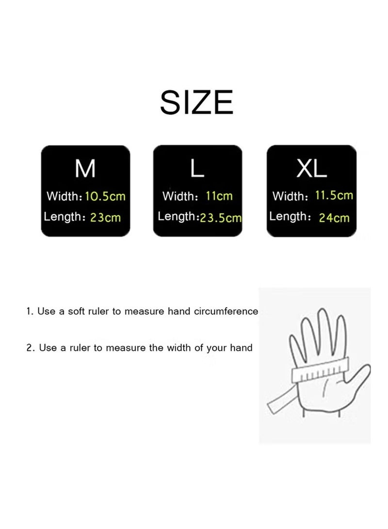 Cuken 1 Pair Touchscreen Gloves, Waterproof, Windproof and Thermal Winter Gloves for Cycling, Cycling Gloves, Riding Gloves, Warm Gloves, Driving Gloves, Hiking Gloves, Driving and Outdoor Sports, Cold Resistant Touch Screen Gloves for Men and Women, Black - Image 5