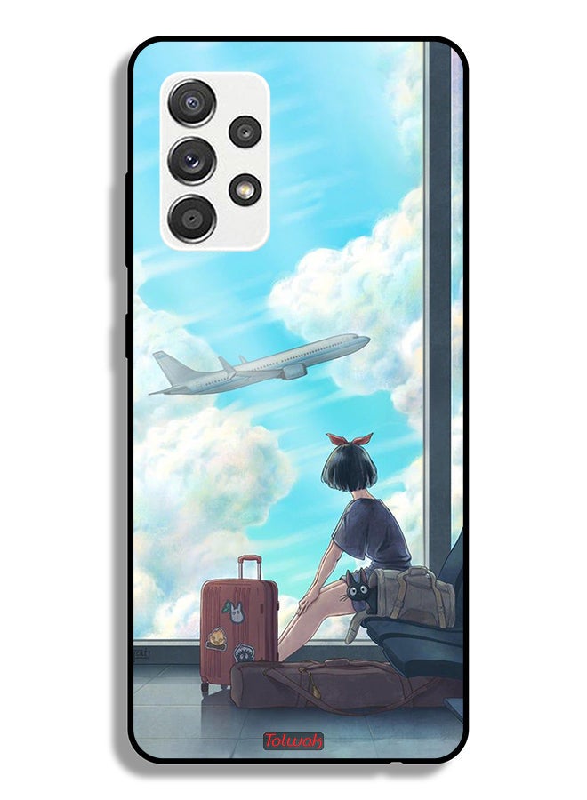 Tolwak Samsung Galaxy M32 5G Protective Case Cover Travel Art - Image 1