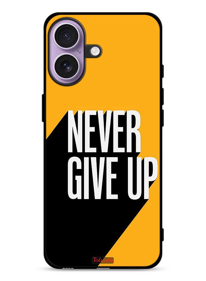 Tolwak Apple iPhone 17 Protective Case Cover Never Give Up - Image 1