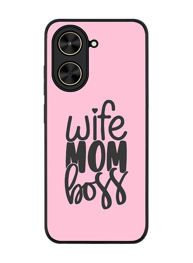 Stylizedd For Xiaomi Poco C71 / Redmi A5 4G Case,Slim fit Camera Protection, Shockproof Thin Phone cover  - Wife Mom Boss