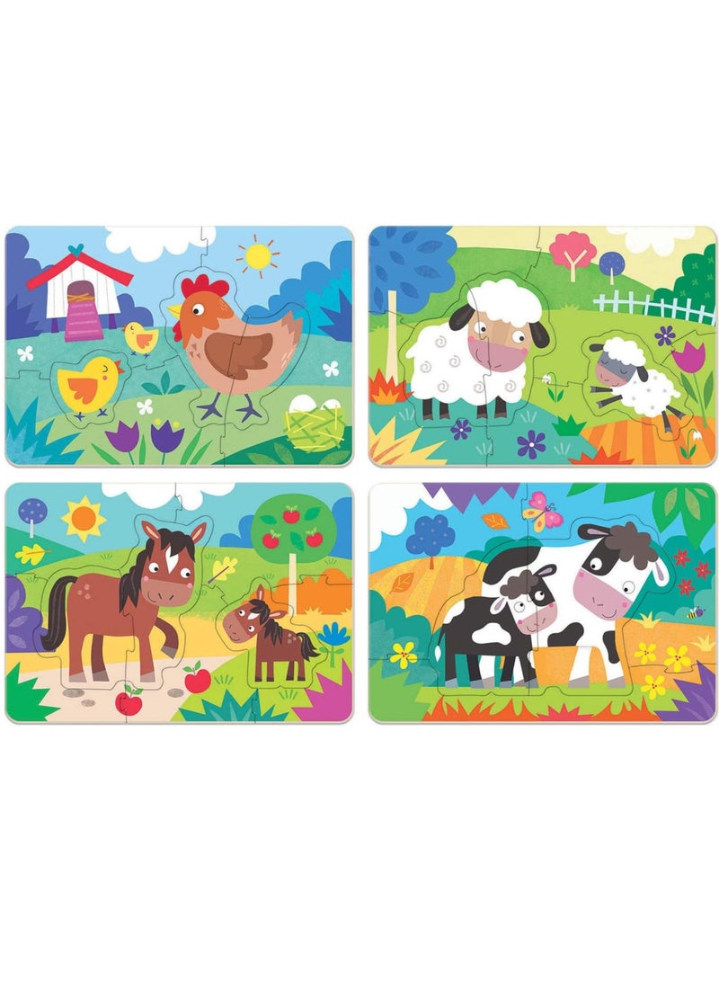 Educa My Farm Mothers & Babies 4 Puzzles - Image 2