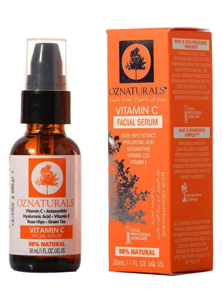Oz Naturals Vitamin C Facial Serum 30ml