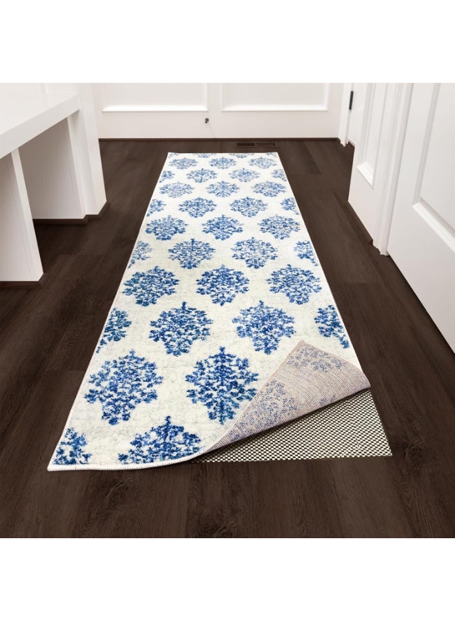 Veken Runner Rug Gripper Pad for Hardwood Floors, Non Slip Rug Pads for Area Rugs, Thick Rug Grippers for Tile Floors, Under Carpet Anti Skid Mat 2x8, Keep Your Rugs Safe and in Place - Image 3