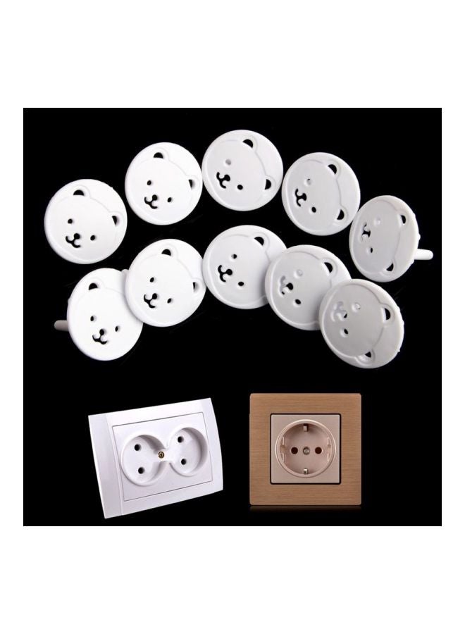 10-Piece Anti Electric Shock Plugs Protector Cover  - Image 2