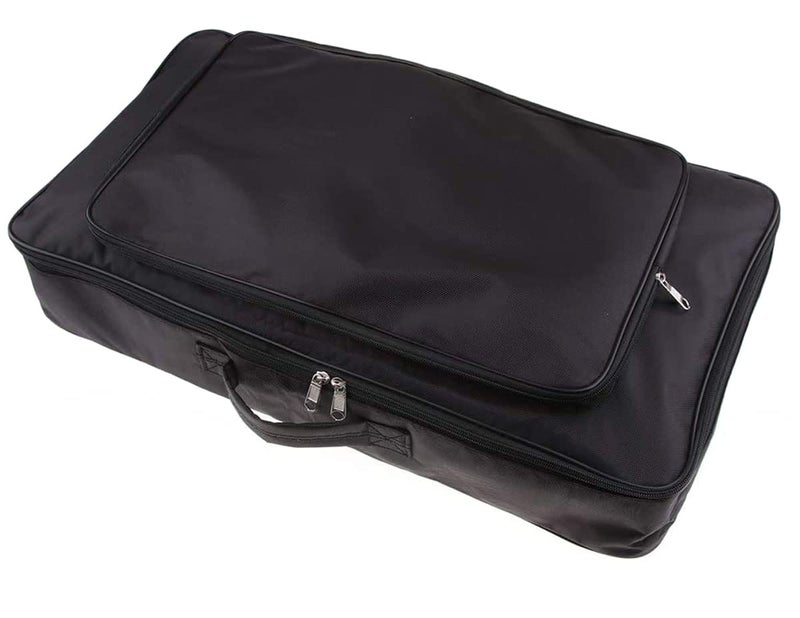 TUOREN Portable Gig Bag Guitar Effects Pedal Board Carry Bag 236 x 13 x 4inch Black