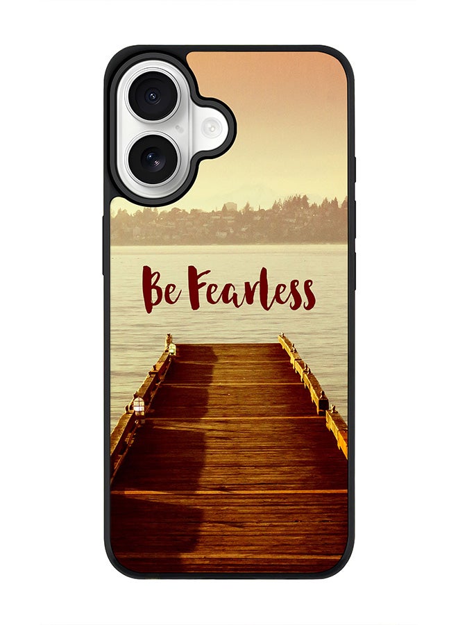 Stylizedd iPhone 17 Case, [Compatible with MagSafe] Slim Magnetic cover Phone Case iPhone 17 -Be Fearless - Image 1