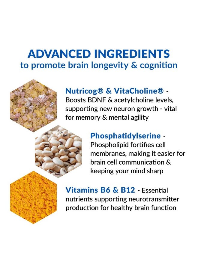 BioTrust BioTrust Eternal Mind Brain Supplements for Memory & Focus - Sharpen Memory, Cognition & Focus with Age - Clinically Studied Memory Supplement for Brain Longevity & Cognition - 30 Servings  - Image 3