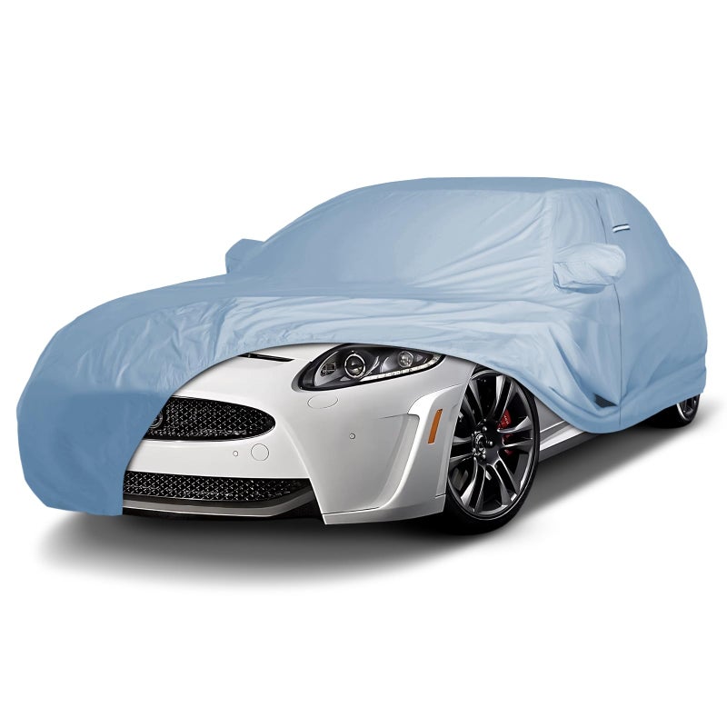 iCarCover Premium Car Cover for 20092015 Jaguar XKXKR Heavy Duty Waterproof All Weather Automobiles Custom Fit Indoor Outdoor UV Snow Protection Covers with Straps and Bag