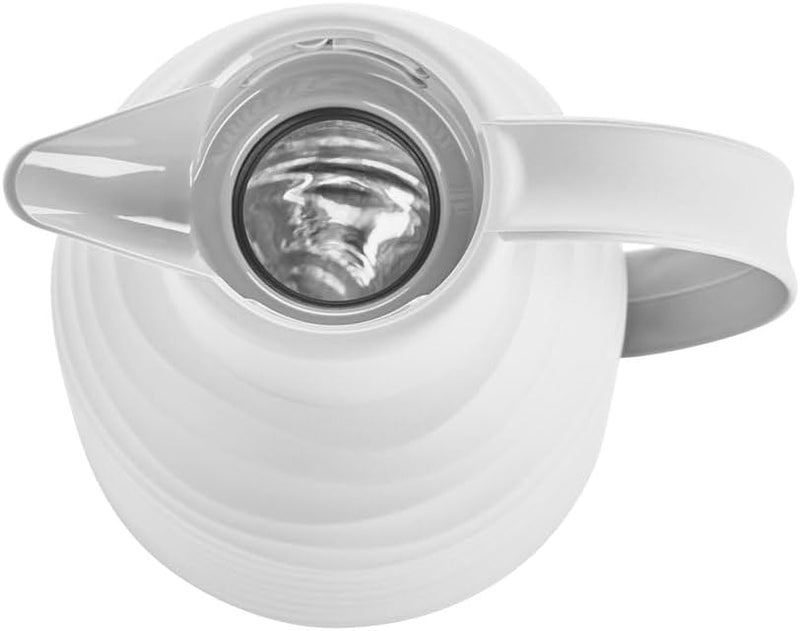 Emsa Samba Wave N4011500 Vacuum Flask 1 Litre Plastic - White - Image 3