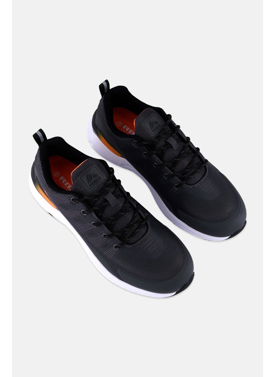 RBX - Men Lace Up Running Shoes, Dark Grey Combo - Image 1