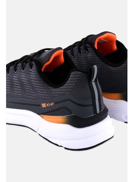RBX Men Lace Up Running Shoes, Dark Grey Combo  - Image 2