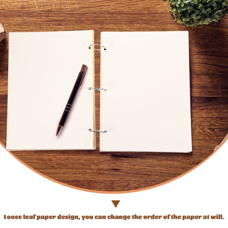 Looseleaf Paper Sketchbook for Drawing and Painting, Durable Design with Reusable Cover - Image 4