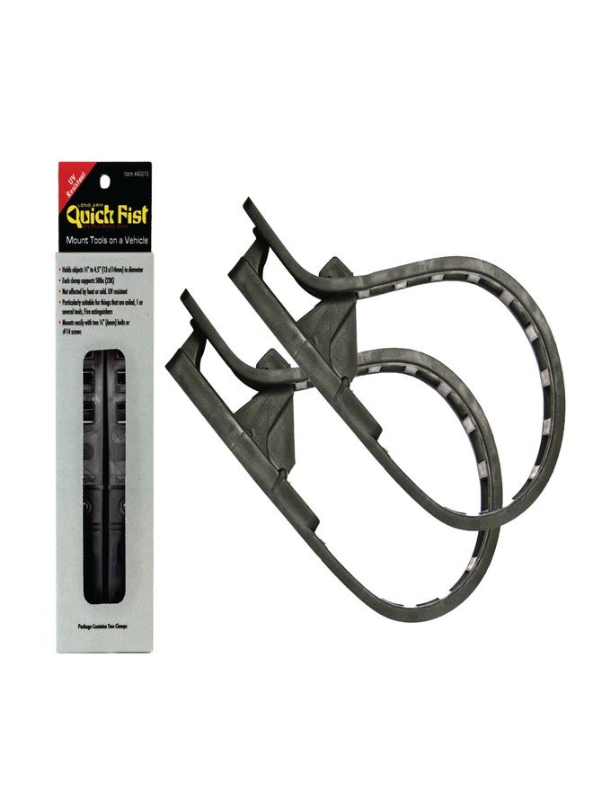 QUICK FIST Long Arm Clamp for mounting tools & equipment 1/2” - 4-1/2” diameter (Pack of 2) - 40010 - Image 1