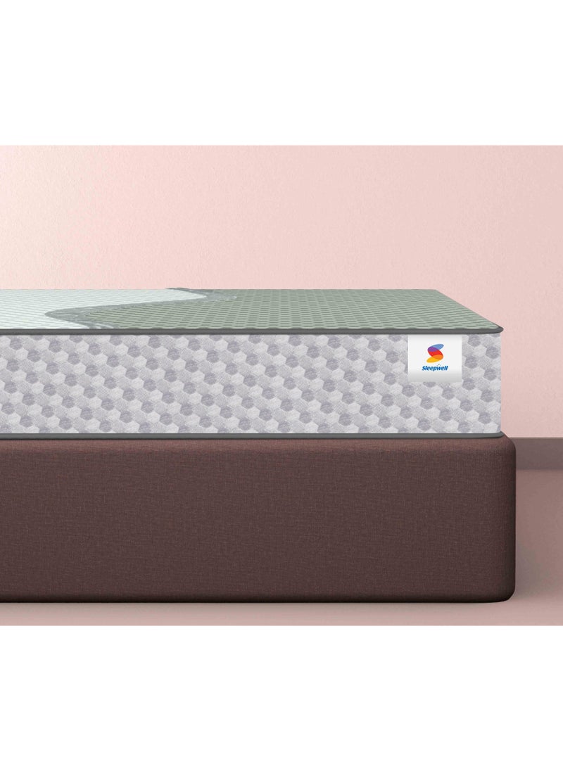 Sleepwell Ortho Pro Profiled Foam 10 Night Trial Impressions Cool Gel Memory Foam and Hybrid Pocket Spring Mattress Best for Spine Balance Mattress  - Image 5