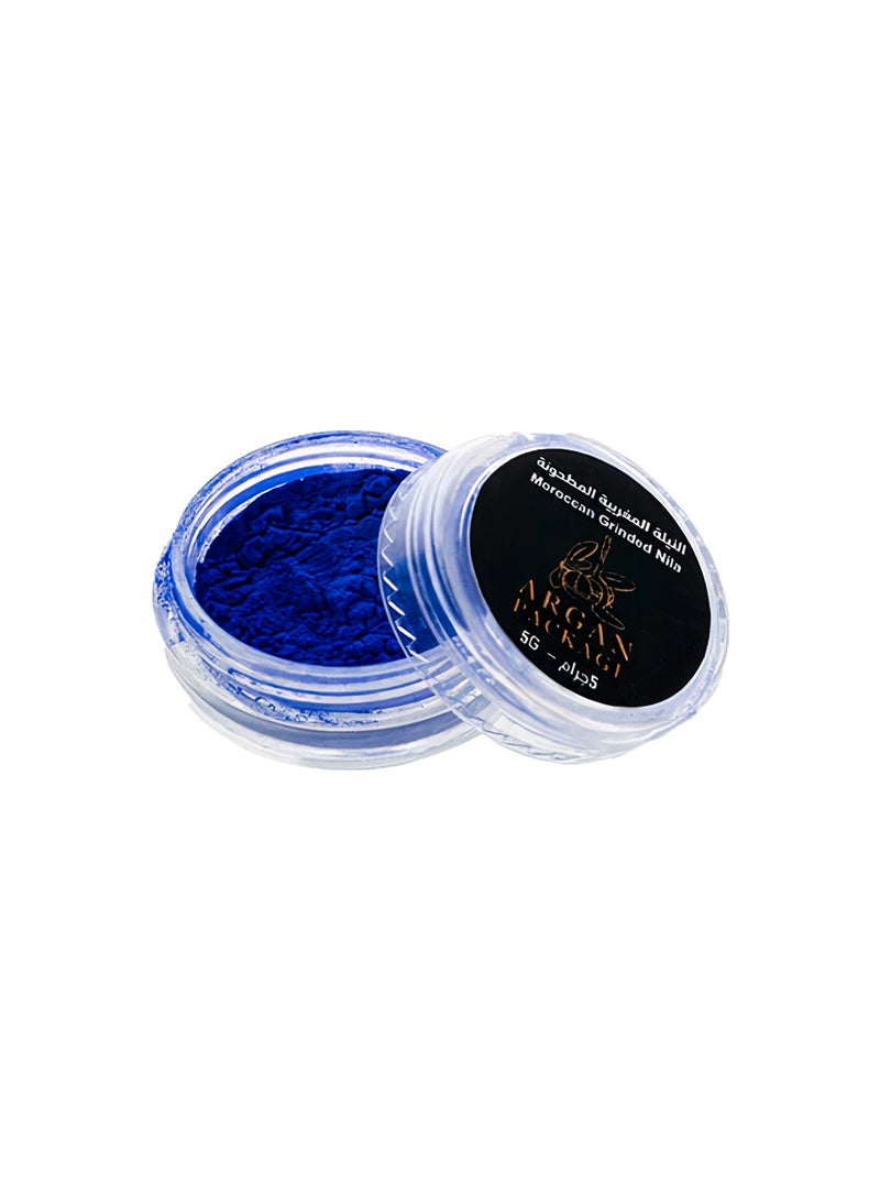 Argan Package – Natural Moroccan Indigo Powder – Helps Promote Natural Radiance, Freshness & Improved Appearance of Skin and Body – 5 g