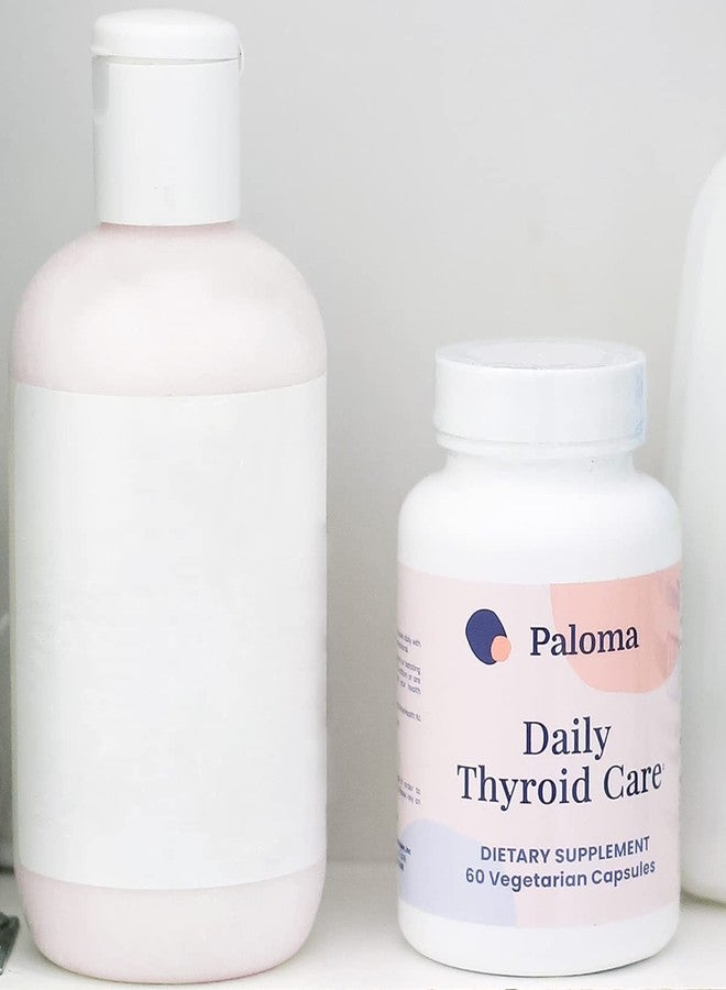 Paloma Iodine-Free Thyroid Support Supplement - Boost Energy, Metabolism & Focus | Doctor-Formulated with Selenium, Zinc & Essential Nutrients | Vegetarian, Gluten-Free, Non-GMO - 60 Capsules - Image 4