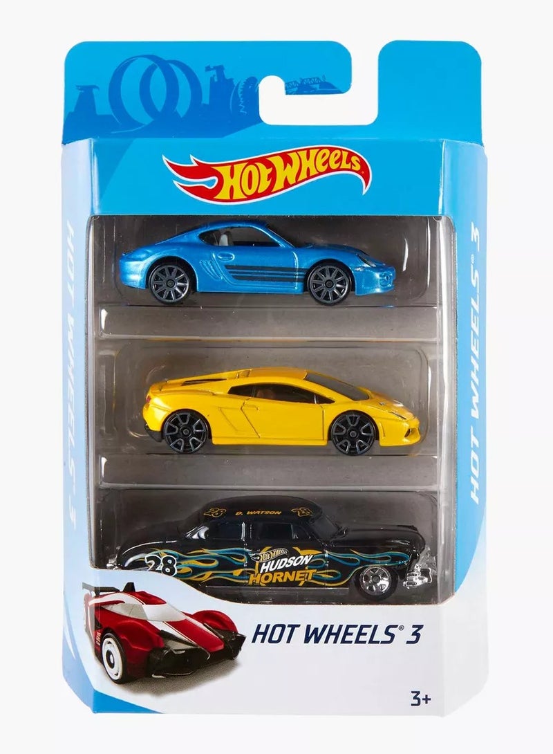 Hot Wheels Die Cast Cars 3pc Set Assorted - Image 4