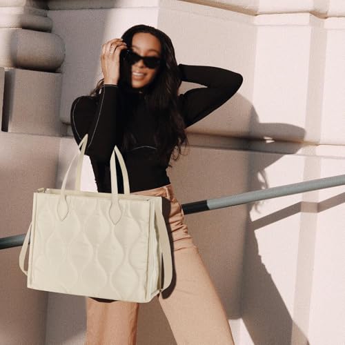 BTOOP Tote Bag for Women Work Teacher Tote Bag 15.6 inch Laptop Shoulder Bags Handbag Office Briefcase with Clutch Purse - Image 4
