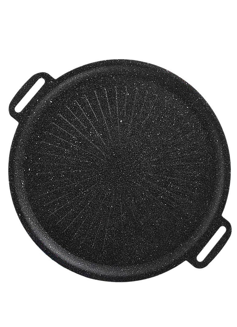 Grill Pan 32*32cm, Non-Stick Grill Pan, Durable and Non-stick, Multi-Function Cast Iron Frying Pan, Suitable For Induction Cooker, GasCStove, Electric Stove, Indoor And Outdoor Grilling - Image 1
