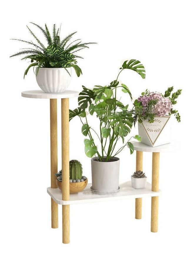 fashionhome رف شرفة داخلي متعدد الطوابق على الطراز الأوروبي لتزيين غرفة المعيشة المنزلية  - Image 3