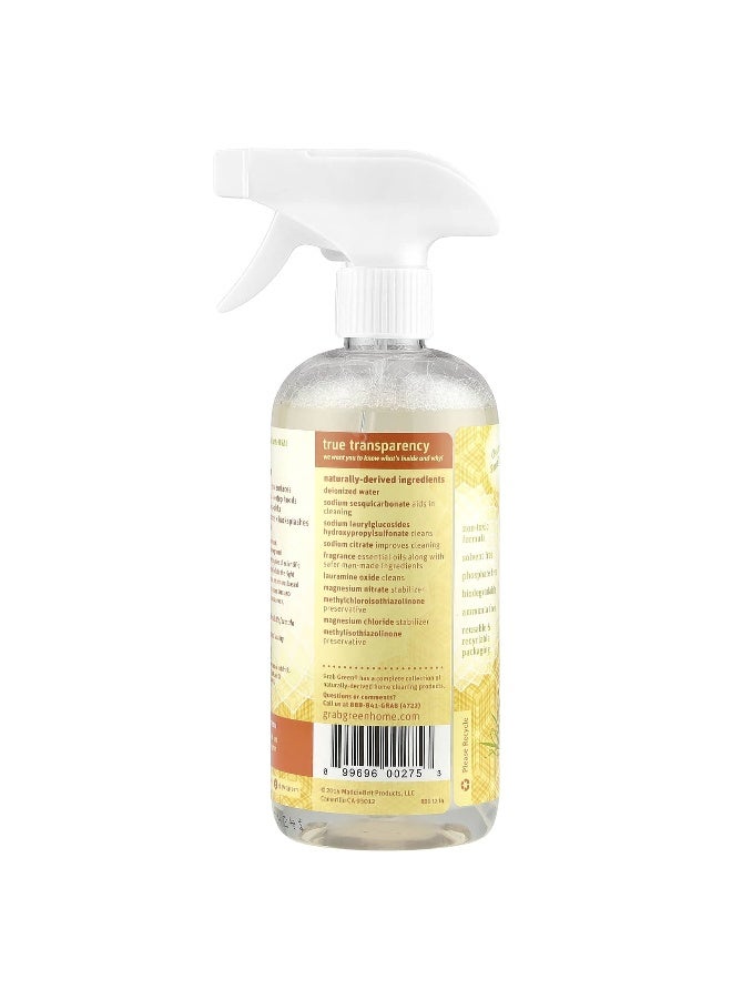 Grab Green Grab Green, Kitchen Power Degreaser, Tangerine with Lemongrass, 16 oz (473 ml)  - Image 2