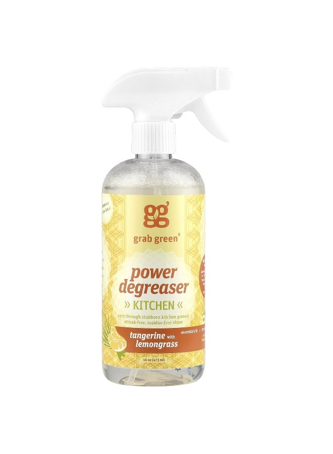 Grab Green Grab Green, Kitchen Power Degreaser, Tangerine with Lemongrass, 16 oz (473 ml)  - Image 1