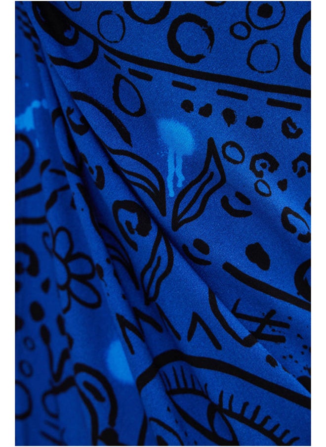 DESIGUAL Slim midi slit skirt  - Image 5