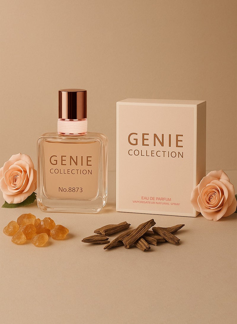 Genie Collection Long Lasting Luxury Women’s Perfume Genie Collection No. 8873 | Rose Water, Patchouli & Iris Blend – 25ml - Image 2
