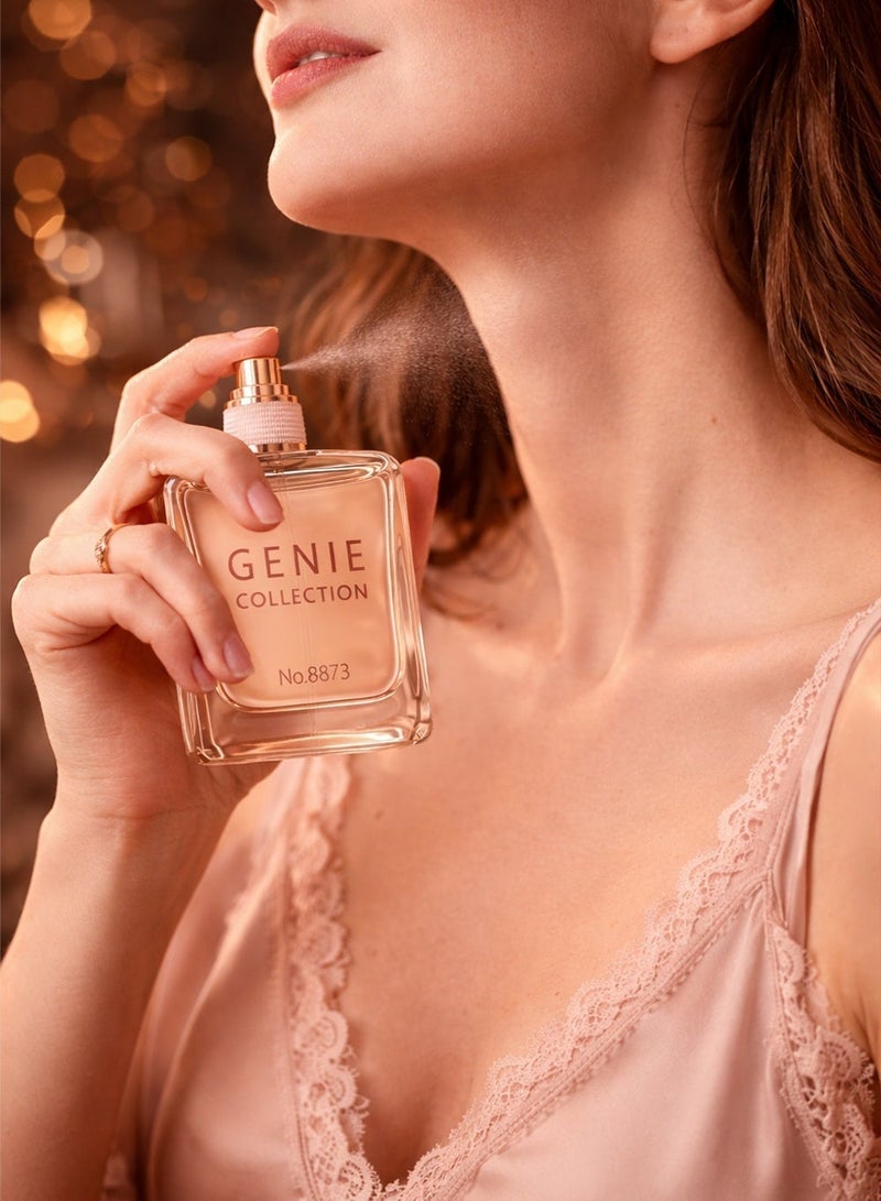 Genie Collection Long Lasting Luxury Women’s Perfume Genie Collection No. 8873 | Rose Water, Patchouli & Iris Blend – 25ml - Image 3