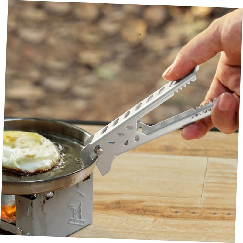 Smooth Edge Pot Clamp Gripper for Hot Pan Camping Cookware Holder - Image 3