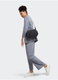 kipling Gabbie Small Crossbody Bag with multiple compartments Black Noir  - Image 3