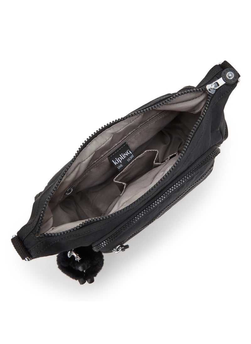 kipling - Gabbie Small Crossbody Bag with multiple compartments Black Noir - Image 1