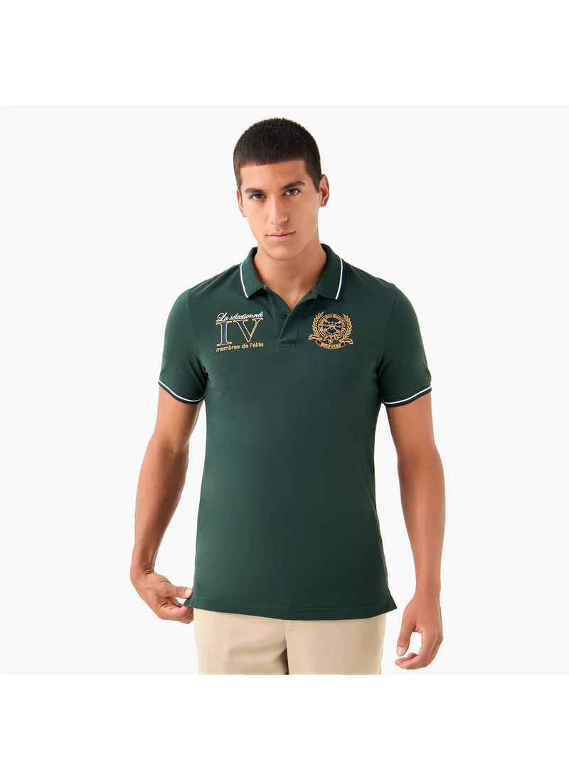 فاف Embroidered Polo T-shirt
