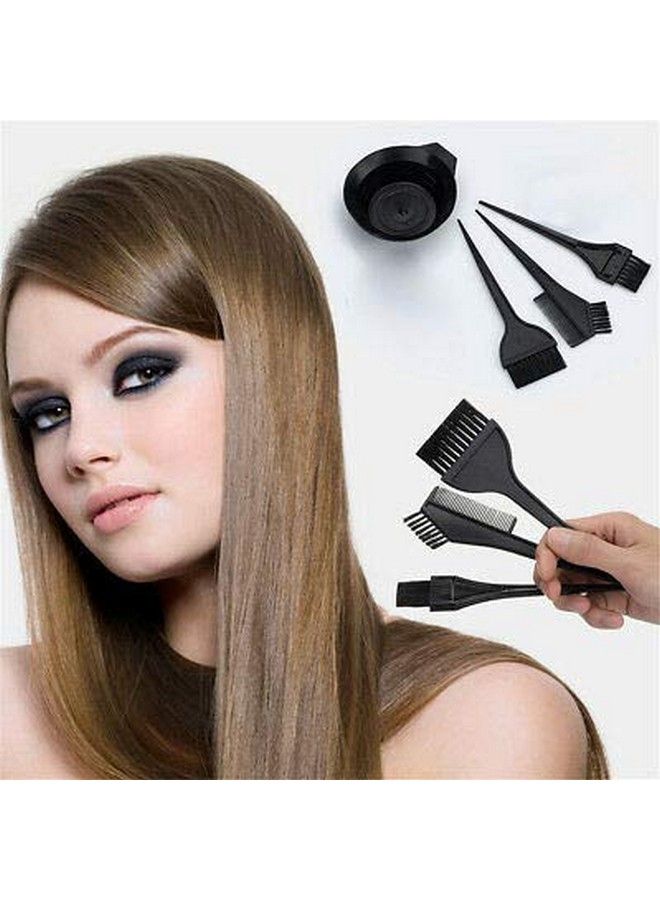 ZEBEX Women's Professional Use Hair Coloring Dyeing Kit Brush with Bowl, Eyebrow Hair Remover | Black - Image 4