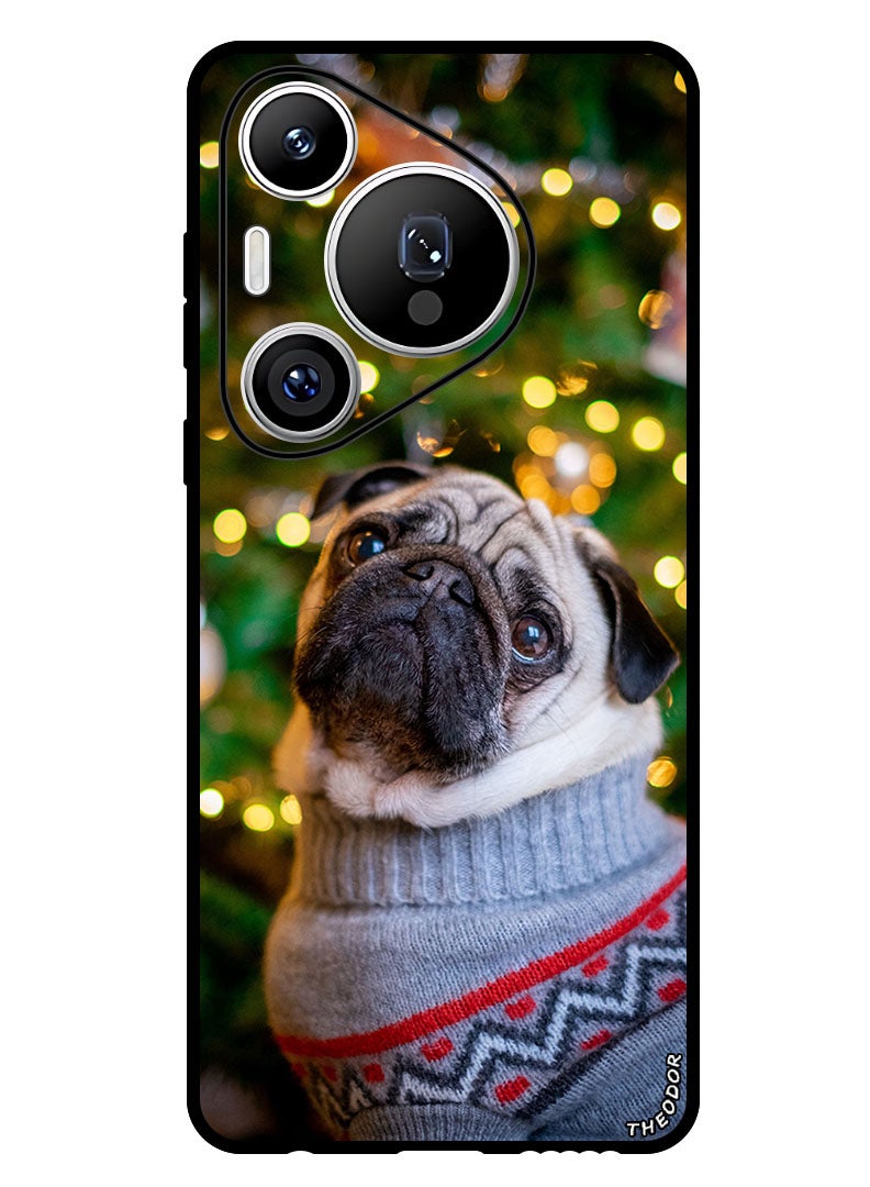 Theodor Protective Case Anti Scratch Shock Proof Bumper Cover For Huawei Pura 70 Pro Plus pug_dog_cute - Image 1