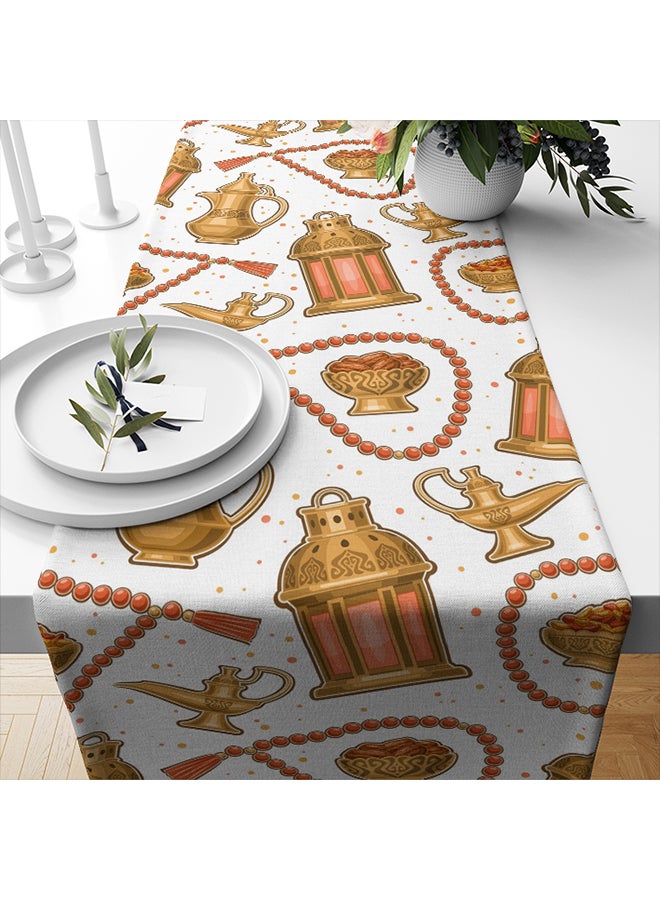 مفرش رمضان المخملي سيكون إضافة رائعة لمنازلك ذات الطابع الخاص بالعطلات 45x200 cm