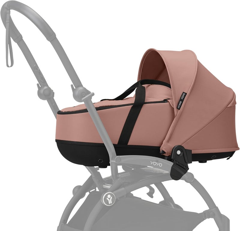 Stokke YOYO Newborn Shell for Baby Stroller - For Babies Up to 6 Months or 9 kg - Includes Semi-Hard Shell, Double Mattress & Foot Cover - Requires YOYO Stroller Frame (Sold Separately) - Ginger - Image 1