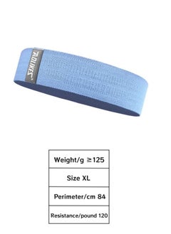 Generic Exercise Band, Fitness Band 120lbs Resistance Band Workout Band Resistance Loop Working Out Glute Band Squat Band Elastic Stretch Band for Trainers, Bootcamp, Gym for Men and Women (Light Blue)  - Image 1