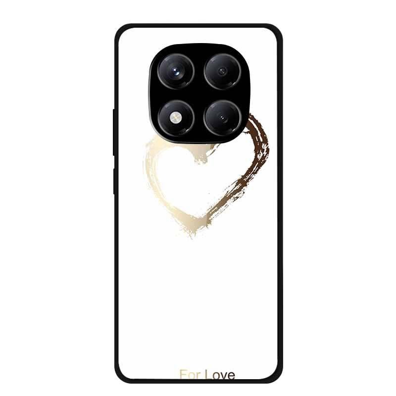 غطاء واقي بGlass لـ Redmi Note 14 Pro مع مقاوم للخدش والحماية من السقوط مع مقاوم للصدمات مع سطح مرآة باللون Gold مع مرآة باللون الذهبي باللون الأحمر - Image 1