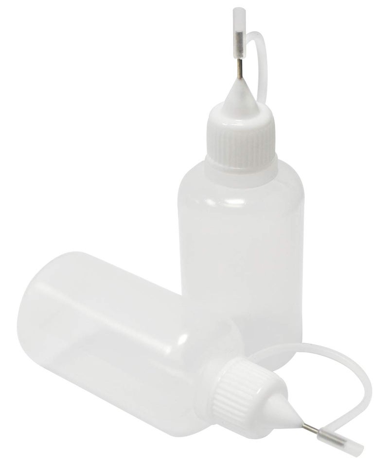 Kang&Chang 20pcs, 30ml, Squeezable Plastic Bottles with Steel Needle Dropper and Childproof Cap, for liquid - Image 2