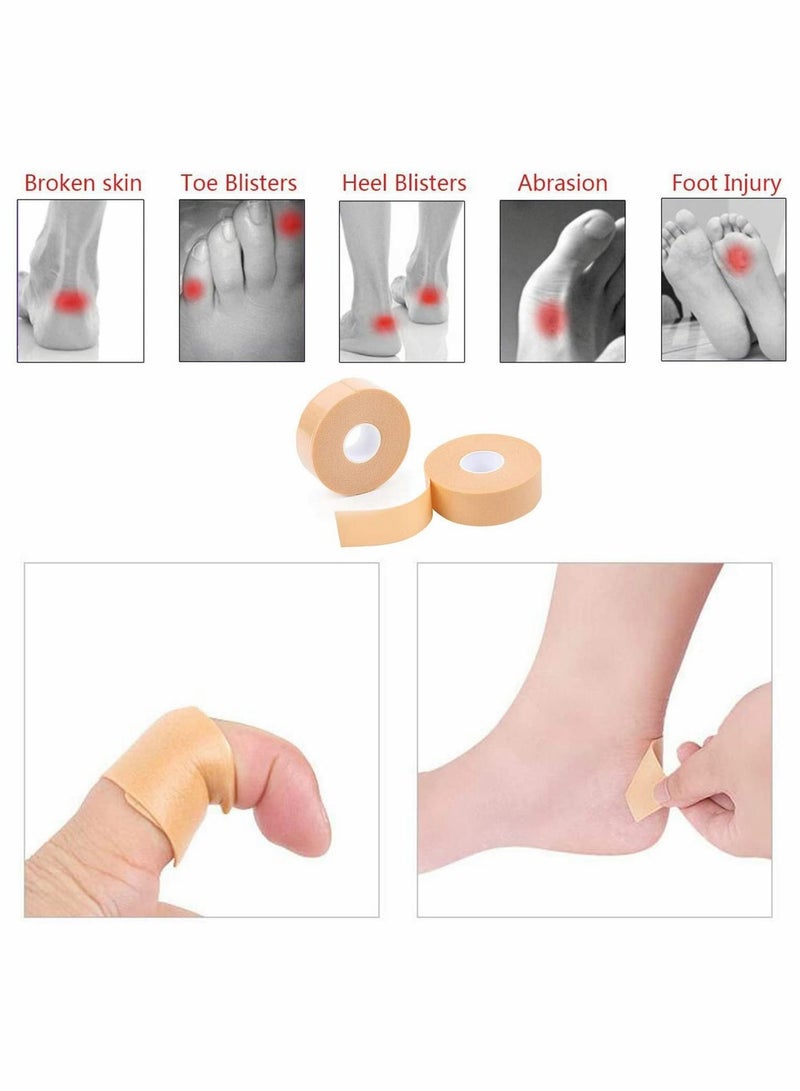 Y&D Foot Care Sticker, 2 Roll Heel Grip Tape for Women to Prevention Blister and Chafing Cushion Protection - Image 2