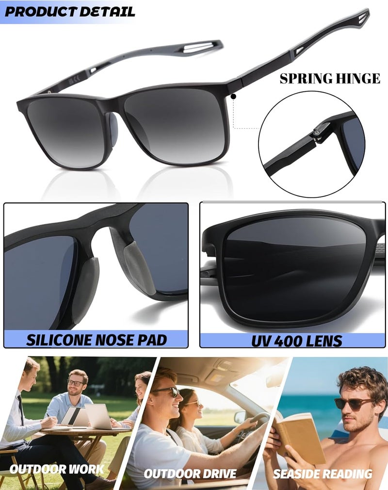 Hubeye TR90 Sports Reading Glasses for Men and Women Good Square Comfortable Flexible Anti-Blue Computer Glasses High Quality Comfortable Reading Aid - Image 4