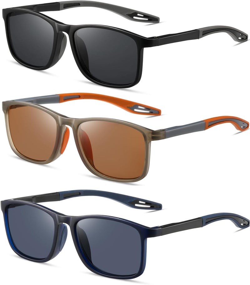 Hubeye TR90 Sports Reading Glasses for Men and Women Good Square Comfortable Flexible Anti-Blue Computer Glasses High Quality Comfortable Reading Aid - Image 1