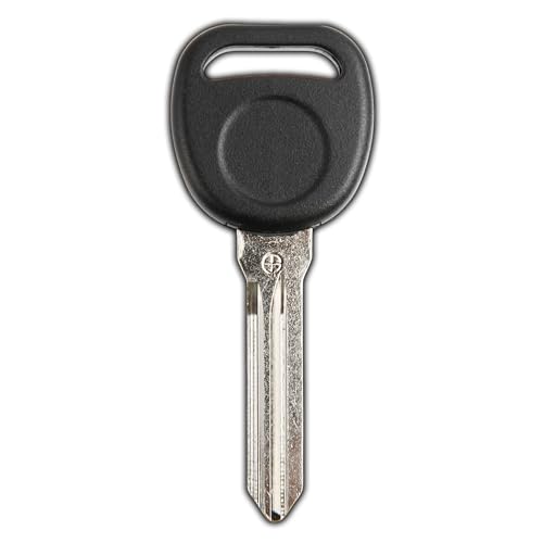 KeylessOption Car Key Replacement for 2004 2005 2006 2007 2008 2009 2010 2011 2012 2013 2014 2015 2016 2017 Buick Cadillac Chevrolet ChevyGMC, B111-PT 46 Chip Circle +, Programming Guide Included - Image 1