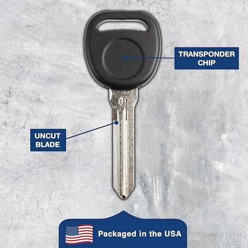 KeylessOption Car Key Replacement for 2004 2005 2006 2007 2008 2009 2010 2011 2012 2013 2014 2015 2016 2017 Buick Cadillac Chevrolet ChevyGMC, B111-PT 46 Chip Circle +, Programming Guide Included - Image 5