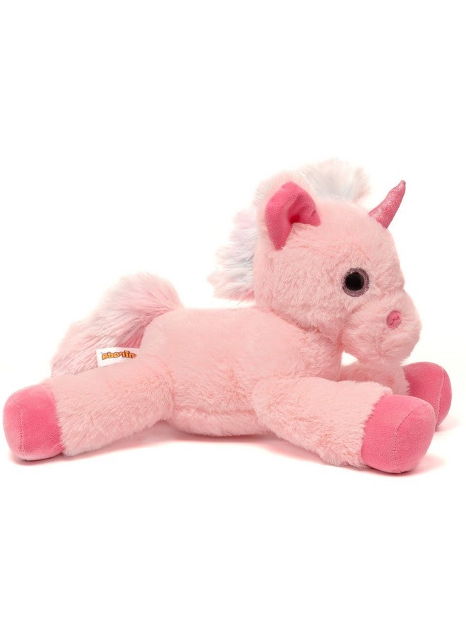 ميرادا سلسلة ألعاب ميرادا يونيكورن الناعمة | هدية رائعة للبنات/الأطفال | مرنة ولامعة مع قرن لامع | حيوان محشو ناعم | (وردي) - Image 1